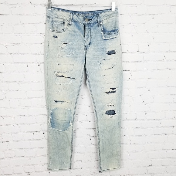 American Eagle Outfitters Denim - ♡AEO|Tomgirl Sandblasted Distressed Slouchy Jeans